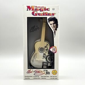 Elvis Presley Magic Guitar Electronic Toy All-Time Hits NIB 2004